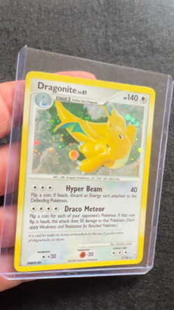 Dragonite LV 61 Holo Rare 2/146 Legends Awakened Pokemon Card 2008 Vintage - Image 2