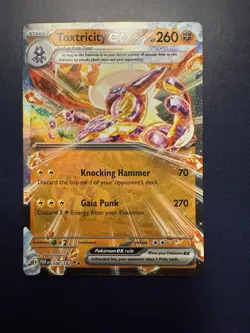 Toxtricity EX 100/182 S&V Paradox Rift Double Rare Tera Holo Pokemon TCG - Image 1