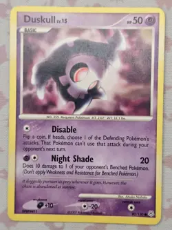 Pokemon TCG Duskull Diamond & Pearl 80/130 LP Non & NM Reverse Holo - Image 3