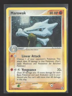 Pokemon 2004 EX FireRed & LeafGreen Marowak #7/112 - Image 1