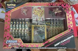 Pokemon TCG Crown Zenith Shiny Zamazenta Premium Figure Collection New Sealed - Image 1