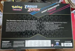 Pokemon TCG Crown Zenith Shiny Zamazenta Premium Figure Collection New Sealed - Image 2