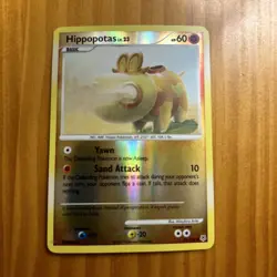 Hippopotas 51/130 Reverse Holo Uncommon Diamond & Pearl Pokemon TCG - Image 1
