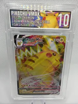 Pokemon Pikachu Vmax Gigantamax Promo SWSH286 Graded EGC 10 - Image 1