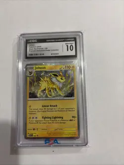 2025 POKEMON SVP EN-SV BLACK STAR PROMO #169 JOLTEON CGC 10 Mint - Image 1