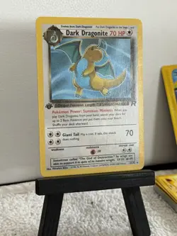 Pokemon Dark Dragonite 1st Edition Non-Holo WOTC 2000 Team Rocket 22/82 - Image 3