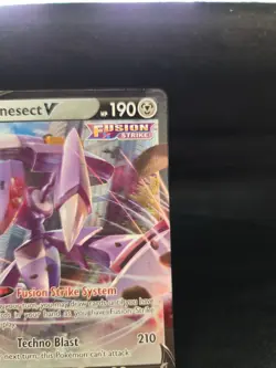 Pokemon TCG Genesect V Fusion Strike 185/264 Holo Ultra Rare NM - Image 3