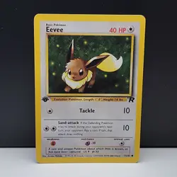 Eevee 55/82 Team Rocket 1st Edition Pack Fresh MINT POKEMON TCG - Image 1