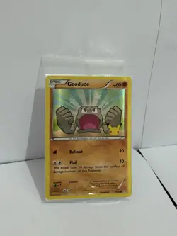 Pokemon Geodude Stamped Promo 20th Anniversary 43/83 (Sealed) - Image 3