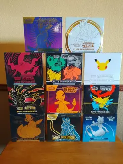 TCG Pokemon Elite Trainer Boxes 11 ETBs Scarlet & Violet & Sword Shield 🔥🔥🔥 - Image 2