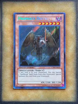 Yugioh Prophecy Destroyer CT09-EN019 Secret Rare Limited Edition LP - Image 1