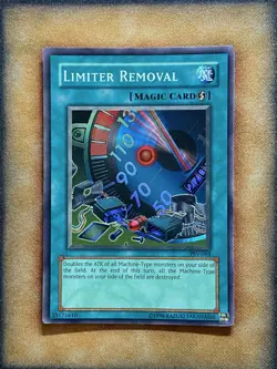 Yugioh Limiter Removal PSV-064 Super Rare Original Print NM - Image 1