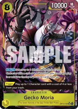 [ALTERNATE ART] Gecko Moria - OP14-104 (OP14-104) SR - One Piece The Azure Sea's - Image 1