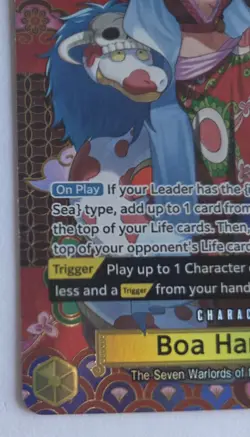 One Piece OPTCG English Boa Hancock SP OP14-112 SR Parallel, NM - Image 3