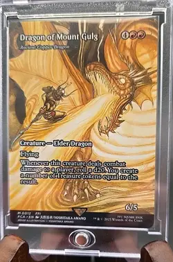 Dragon of Mount Gulg - Ancient Copper Dragon (Showcase) Final Fantasy MTG NM - Image 3