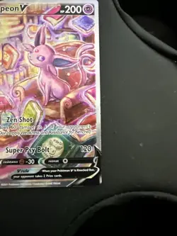 Espeon V Alt Art 180/203 Alternative Art Pokemon Evolving Skies M/NM+ Fresh Pull - Image 4