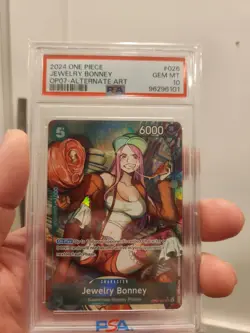 2024 ONE PIECE 500 YEARS IN THE FUTURE OP07-026 JEWELRY BONNEY ALT ART PSA 10 - Image 3