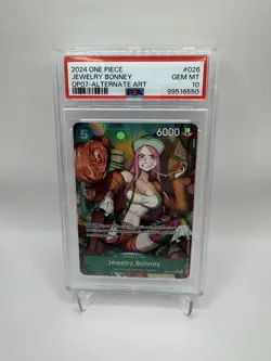 Jewelry Bonney OP07-026 SR Alt Art One Piece 500 Years in the Future PSA 10 - Image 1