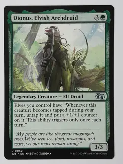 Dionus, Elvish Archdruid - NM Near Mint - J25 Foundations Jumpstart - MTG Magic - Image 1