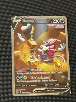 Hoopa V GG53/GG70 Ultra Rare Crown Zenith: Galarian Gallery Pokemon Card NM - Image 1