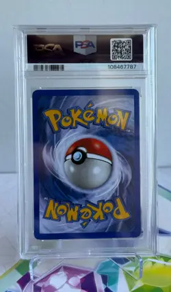 2003 Pokemon TCG Suicune H25/H32 Aquapolis Holo Rare Graded PSA 8 wotc vintage - Image 2