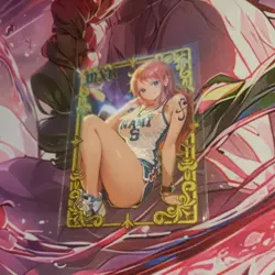 Nami from one piece Metal Card Waifu metal card Premium # 183/200 - Image 2