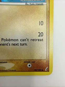 Diglett 50/100 EX Crystal Guardians Reverse Holo Rare Stamped Pokemon Card - Image 5