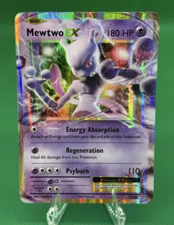Mewtwo EX - 52/108 - Pokemon Evolutions XY Ultra Rare Card 2016 - Image 1