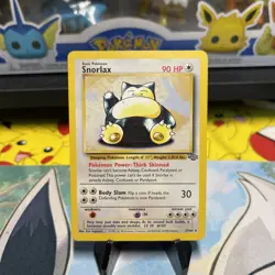 Snorlax - 27/64 - Rare Non-Holo WOTC TCG-Jungle Pokemon Card - Image 1