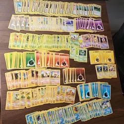 Lot of 350+ Vintage Bulk Pokemon Cards Shadowless Base Jungle Fossil, Free Ship - Image 1