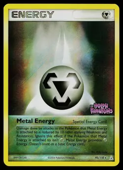 Pokemon Card - Metal Energy Holon Phantoms 95/110 Rare Reverse Holo Stamped - Image 1