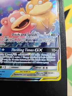 Pokemon TCG Slowpoke Psyduck GX Holo Card 35/236 Sm-Unified Minds - Image 5