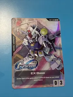 EX BASE Gundam G Generation Gundam Card Game TCG EXBP-006 Promo - Image 1