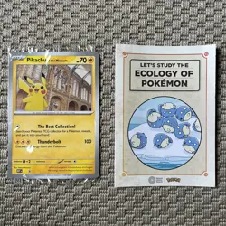 Pokemon Pikachu Natural History Museum Promo Card READY TO SHIP - MINT CONDITION - Image 1