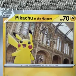 Pokemon Pikachu Natural History Museum Promo Card READY TO SHIP - MINT CONDITION - Image 4
