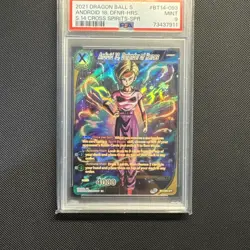 Dragon Ball Android 18 BT-093 Defender Of Heroes SPR. PSA 9 Graded Card. - Image 4
