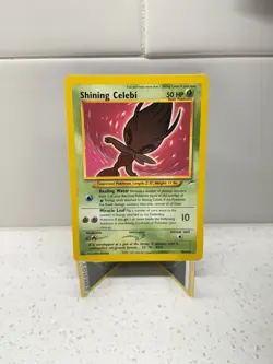 Pokemon TCG Shining Celebi Neo Destiny Holo Card 106/105 Unlimited Near Mint - Image 2