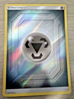 Pokemon TCG Metal Reverse Holo Energy Card Sun & Moon Hidden Fates 2019 - Image 1
