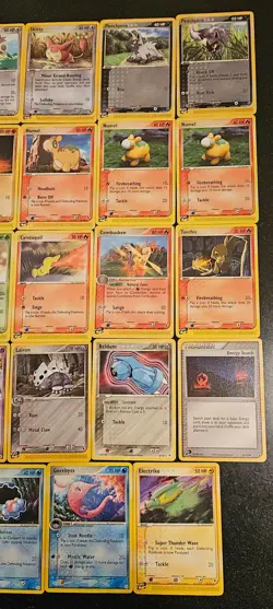 39 Pokemon Cards from Ruby Sapphire, Hidden Legends, Dragon, and Sandstorm - Image 5
