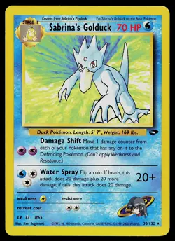 Pokemon Card - Sabrina's Golduck Gym Challenge 30/132 Rare - Image 1