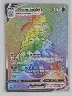 Alcremie VMAX #73 Shining Fates 2021 Secret Rare Rainbow Pokemon Card TCG - NM - Image 1