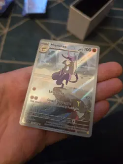 Pokemon TCG Card Mienshao 134/086 White Flare Illustration Rare *English* - NM- - Image 2