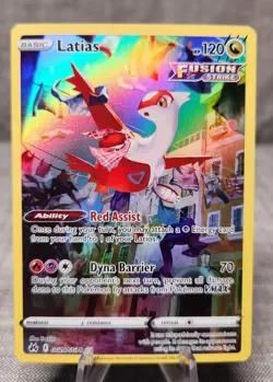Pokemon TCG card Latias GG20/GG70 Crown Zenith: Galarian Gallery Full Art Holo - Image 1