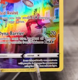 Pokemon TCG card Latias GG20/GG70 Crown Zenith: Galarian Gallery Full Art Holo - Image 5