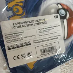 Pokemon Pikachu Natural History Museum Promo Card READY TO SHIP - MINT CONDITION - Image 5