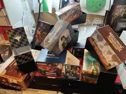 12x Empty MTG Bundle Box Lot - LCI, MH3, OTJ, SNC, BRO/VOW Gift NO CARDS OR DICE - Image 1