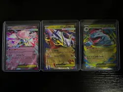3 Card Pokemon Mega EX Lot - Pokemon Double Rare EX Cards - NM - Image 1