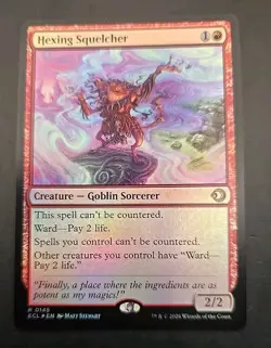 Hexing Squelcher Lorwyn Eclipsed MTG Foil Near Mint - Image 1