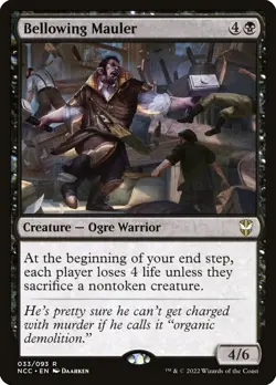 Bellowing Mauler Commander: Streets of New Capenna Regular - Image 1