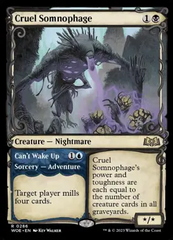Cruel Somnophage (Showcase) Wilds of Eldraine Regular - Image 1